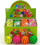 Set topash antistres Adar Throwing Ball, 7.5 cm, 24 copë, shumëngjyrëshe