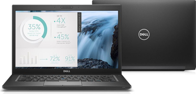 Laptop Dell Latitude 7480 (N016L748014EMEA), 14", Intel Core i5-7200U, 8 GB RAM, Intel HD 620, SSD M.2 256GB, i zi