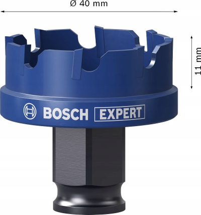 Sharrë rrethore për hekur Bosch Expert Power Change, 40mm, karabit