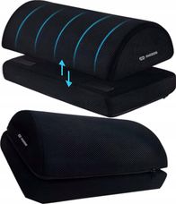 Mbajtëse këmbësh Mozos FS5, memory foam, 15 cm, e zezë