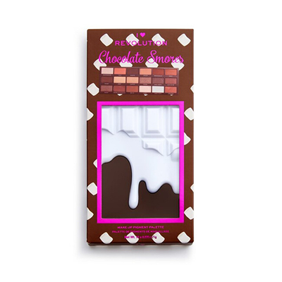 Paletë me hije për sy Revolution Smores Chocolate, 18 g