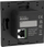 Panel rrjeti universal Audac NCP105/B, PoE, për mur, ngjyrë e zezë
