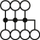 Bllok shpërndarës Phoenix Contact PTFIX 6/6X2,5 NS35, 6 mm², 6 dalje, vjollcë