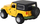 Makina lodër off-road Lean Alloy Car Model, 1:32, mekanizëm fërkimi, e verdhë