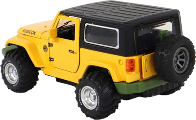 Makina lodër off-road Lean Alloy Car Model, 1:32, mekanizëm fërkimi, e verdhë