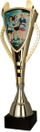 Kupë sporti Victoria Sport Plastic Cup Gold, 40.5 cm, vrapim për femra, ari e argjend