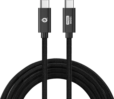 Kabllo USB-C Conceptronic C në C, 2m, 5A 10Gbps, e zezë