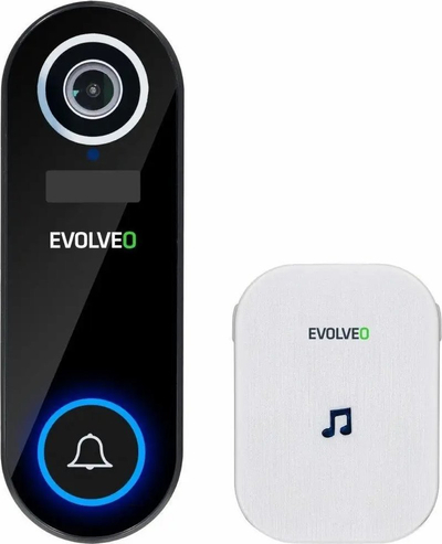 Zile dere smart EVOLVEO Ringo DB2, wireless, me video, e zezë