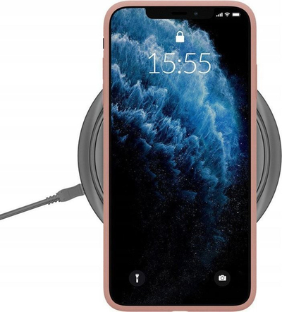 Mbulesë 3mk Matt Case Lychee për Apple iPhone X XS, mat, e zezë