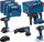 Set veglash pa kabllo Bosch Combo Kit 18V, 4 vegla, 3 bateri