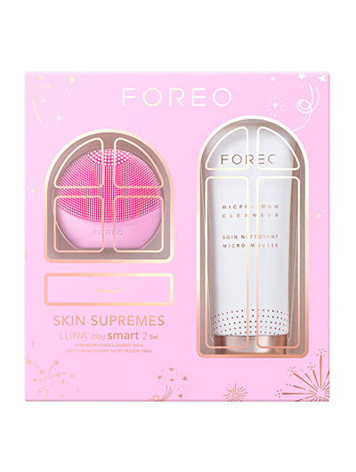Set për pastrim të lëkurës Foreo LUNA™ Play Smart 2, Furçë pastrimi inteligjente + shkumë pastruese 100 ml