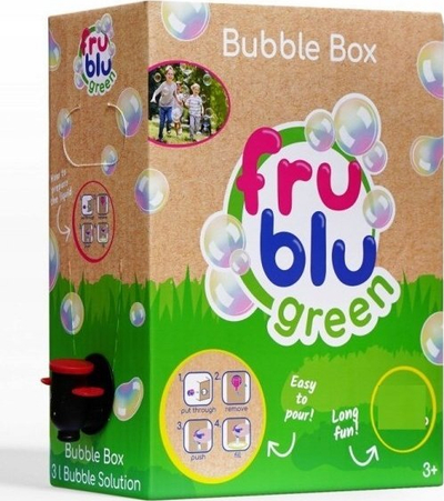 Lëng flluskash Fru Blu Bubble Box Green, 5 litra, me rubinet, jeshil