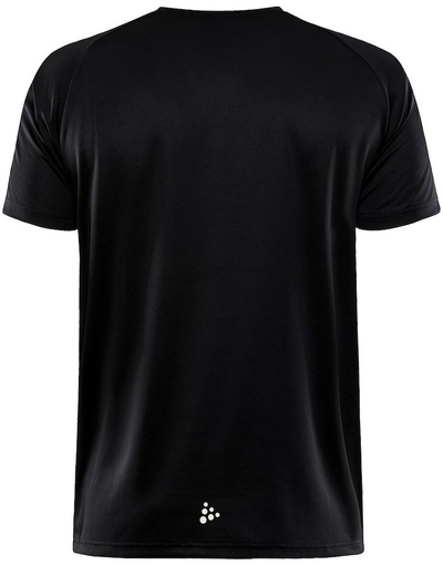 Bluzë sportive Craft Core Unify Logo Tee, poliestër, e zezë