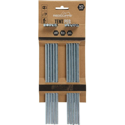 Kunj për çadër RedCliffs Tent Peg, 23cm, set 10 copë, metalik