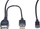 Adapter USB OTG PremiumCord KUR-21, Micro USB në USB A, i zi