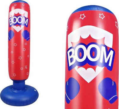 Thes boksi i fryshëm Leantoys, 125cm, për kalamoj, i kuq e blu