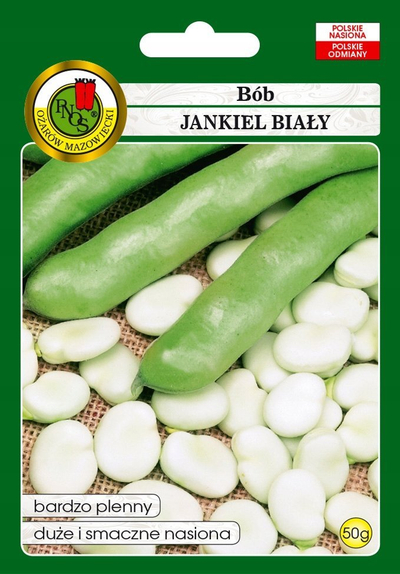 Farë perimesh PNOS Broad Bean Jankiel White, bob i bardhë, paketim 50g