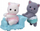 Figurina Sylvanian Families Persian Cat Twins 5457, set 2 kukulla, për fëmijë