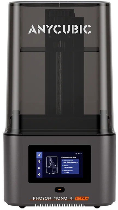 Printer 3D ANYCUBIC Photon Mono 4 Ultra, LCD 7" 10K, vëllim 2.2L, gri e errët