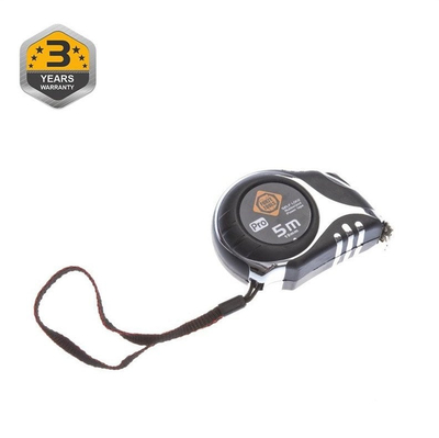 Metër shirit Forte Tools CR-G46, 5m, kasa e qëndrueshme, i verdhë