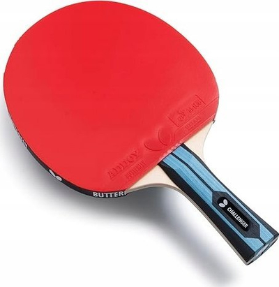 Raketë pingpongu Butterfly Challenger, sfungjer 1.7 mm, goma Addoy, shumëngjyrëshe