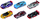 Makina lodër die cast Deluxe Cars 1/64, metal dhe plastikë, shumëngjyrëshe