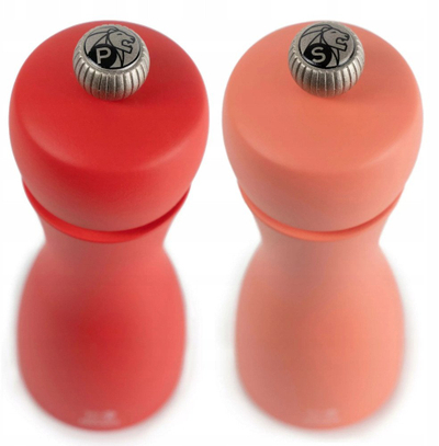Set mulli për kripë edhe piper Peugeot Tahiti Duos, 15 cm, portokalli