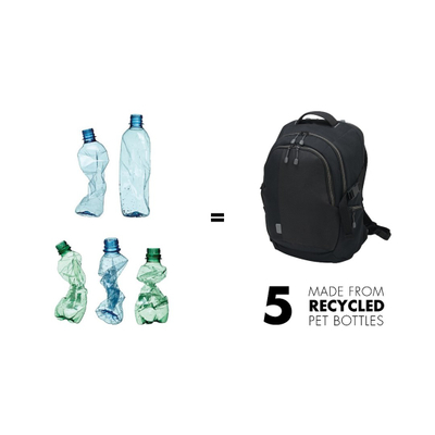 Ранец за лаптоп Dicota Eco 15.6", High-Density Foam, полиестер, црн