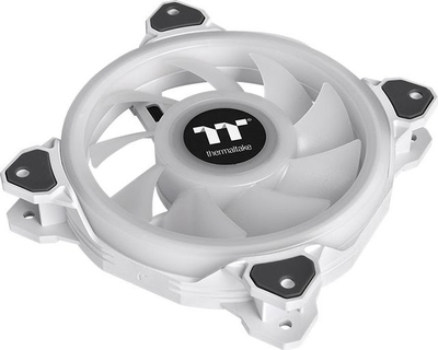 Set ftohësish PC Thermaltake Riing Quad 12 RGB, 3x120mm, me HUB, të bardhë