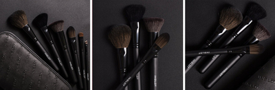 Aplikator grimi Inglot Glitter Applicator 45S, kokë silikoni, për hije sysh dhe glitter, i zi