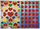 Stickers POLSYR Valentine 3D, set 25 fletësh, zemra shumëngjyrëshe