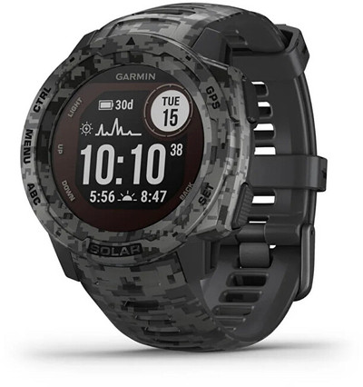 Orë për meshkuj GARMIN, e zezë/hirtë