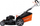 Makineri benzine për kosit barin Yard Force YF-GMA51, 170cm³ 4.5HP, gjerësi kositje 51cm, portokalli me të zezë