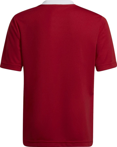 Bluzë sportive fëmijësh Adidas Entrada 22 Jsy Jr H57496, poliestër i ricikluar, AeroReady, e kuqe