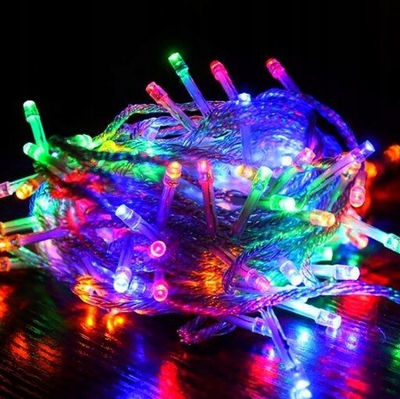 Drita dekorative Krishtlindjesh Feeric Lights and Christmas, 200 LED, shumëngjyrëshe