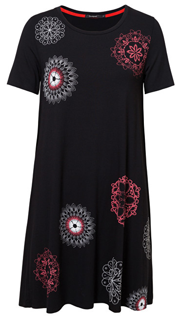 Fustan Desigual Lingerie Vest Liricaa Negro 19SWVK86 2000 mDE2325-M