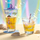 Set enësh për kalamaj Leonardo Adventure, gotë 215 ml, 3 copa, me figura deti