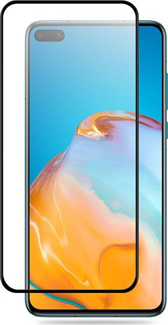Mbrojtës ekrani Crong 3D Armour Glass për Huawei P40, xham i fortë 9H, kornizë instalimi, transparent