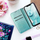 Kuti telefoni Mezzo Book për Samsung A13 5G A04s, portofol, mandala, jeshile