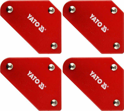Set kuadratë magnetikë për saldim Yato YT-08677, 4 copë