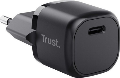 Karikues Trust Maxo 20W USB-C, karikim i shpejtë, i zi