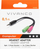 Adapter për kufje Vivanco 45499, 3.5 mm 4‑pin në 2x 3.5 mm, 0.1 m, i zi