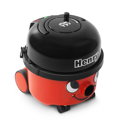 Fshesë me korrent Numatic Henry HVR200, motor industrial, rezervuar me qese, e kuqe