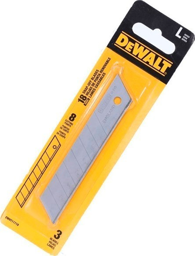 Tehë rezervë Dewalt, 18mm, të fortësuara, set 3 copë