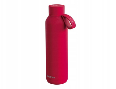 Shishe termike Quokka Solid, 630 ml, me varese, e kuqe Cherry