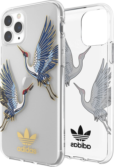 Mbrojtëse Adidas për iPhone 11 Pro, transparente me motive