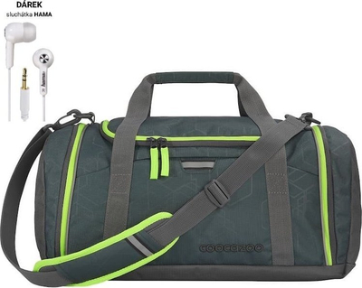 Çantë sportive Coocazoo Sports Bag 2.0, me xhep më vete për këpucë, jeshile Stone Olive