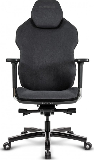 Karrige gaming Quersus ICOS 1.1, me mbështetëse ergonomike, krahë 4D, e zezë