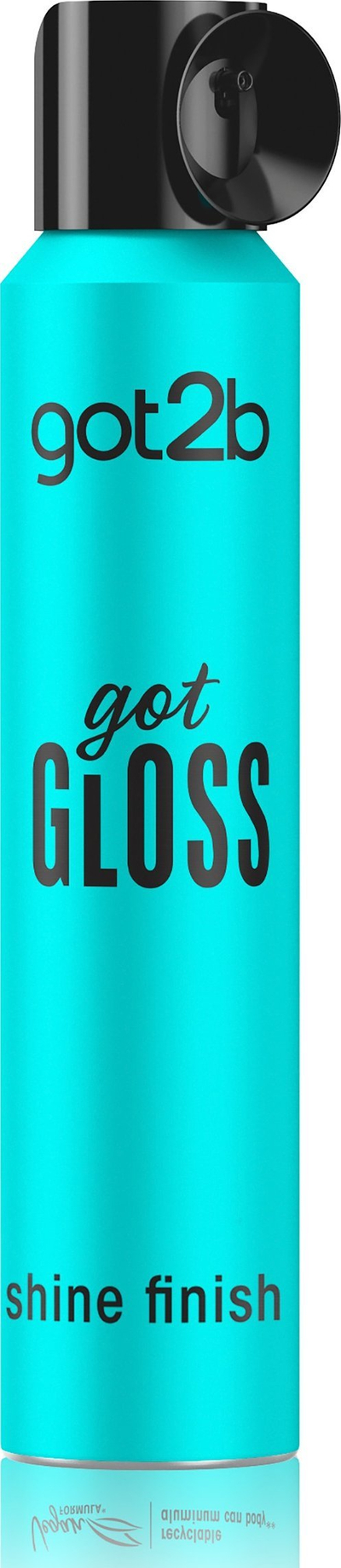 Заштитен спреј за коса Got2b Got Gloss Shine Finish, заштита од топлина, сјај, 200 ml