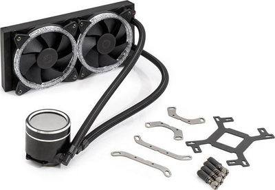 Ftohës uji AIO BitsPower Cyclops 240, radiator 240mm, ARGB, i zi